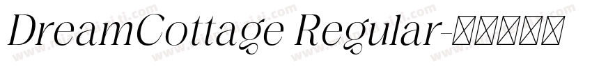 DreamCottage Regular字体转换